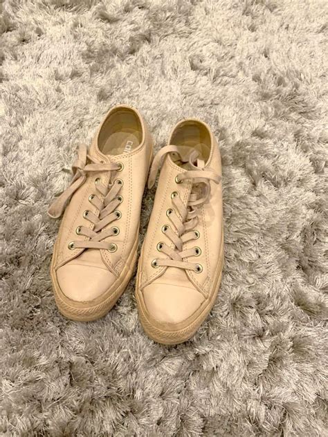 Converse Nude Limited Edition Women S Fashion Footwear Sneakers On Carousell