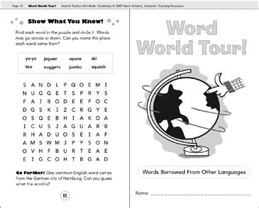 Around The World Printable Activities Worksheets Lesson Ideas