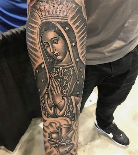 Chicano Virgin Mary Tattoo