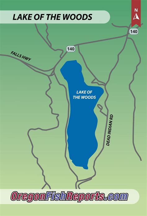 Lake Of The Woods Map Maps Model Online