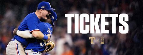 Rangers Ticket Information | Texas Rangers