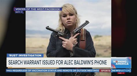 Search Warrant Issued For Alec Baldwins Phone Morning In America