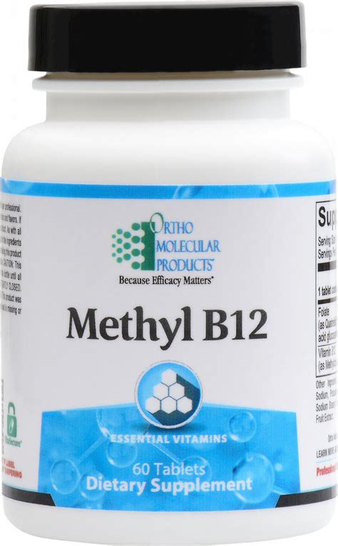 Ortho Molecular Methyl B Complex 60 Capsules 14 B Day Ship