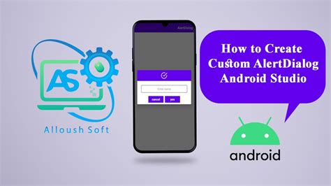 How To Create Custom AlertDialog In Android Studio Alloush Soft YouTube