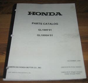 Honda Goldwing Parts Gl1800 Catalog