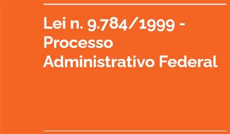 Lei N Processo Administrativo Federal Comentada