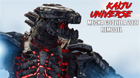 New Mecha Godzilla 2021 Remodel First Look Kajiu Universe 🔴 Youtube