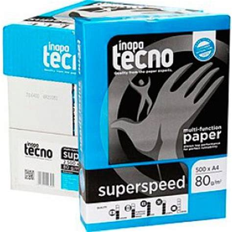 Papel Tecno Super Speed 500 Hojas Din A4 80 Grs Cartabon