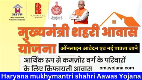 Haryana Mukhyamantri Awas Yojana 2024 ऑनलाइन आवेदन एवं नई पात्रता जाने