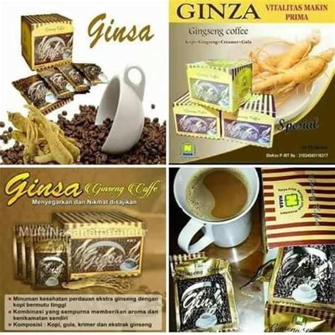 Jual Dijual Kopi Ginsa Ginseng Nasa Kopi Kesehatan Berjuta Khasiat