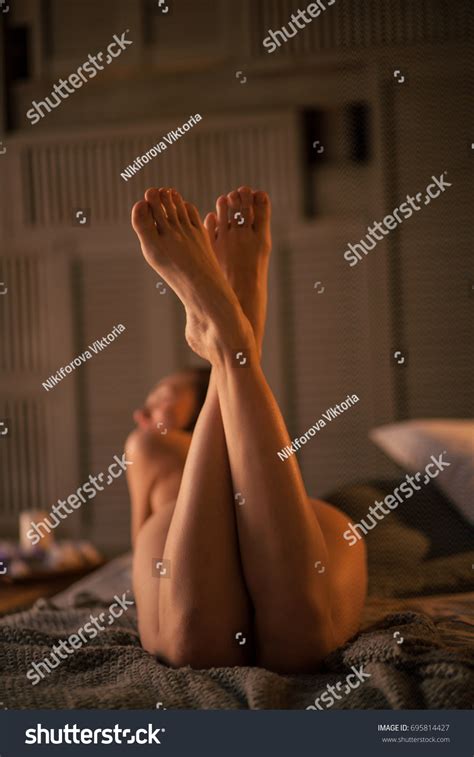 Sexy Brunette Woman Posing Elegant Lingerie Foto Stok 695814427 Shutterstock