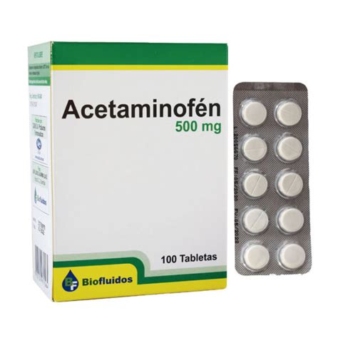 Acetaminofen Mg Tabletas Quibi Farmaprime