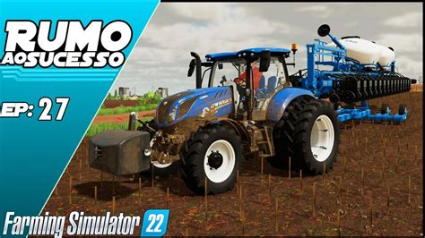 Primeiro Mega Plantio De Algod O Farming Simulator Youtube