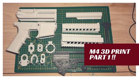 Replique D Airsoft M4 En Impression 3D Episode 1 YouTube