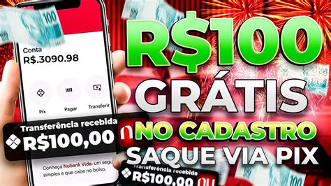 💲ganhe R10000 Reais No Cadastro Via Pix Novo App Pagando Por