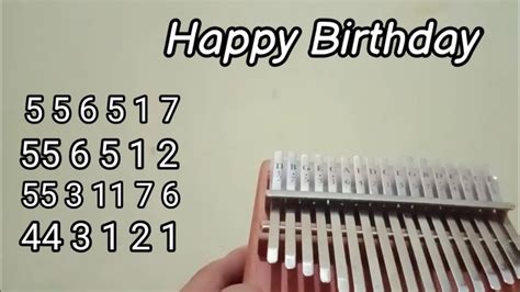 Happy Birthday Cover Kalimba Selamat Ulangtahun Youtube