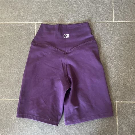 Crop Shop Botique Purple Bike Shorts Size Xs Depop