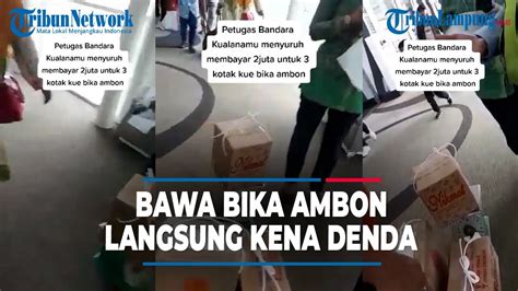 BAWA BIKA AMBON PENUMPANG DIDENDA 2 JUTA DI BANDARA KUALANAMU YouTube