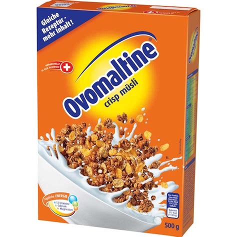 Ovomaltine Crisp Muesli G Natural German