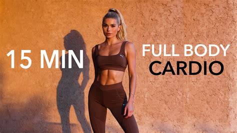 15 Min Full Body Cardio Burn Lots Of Calories No Equipment I Pamela