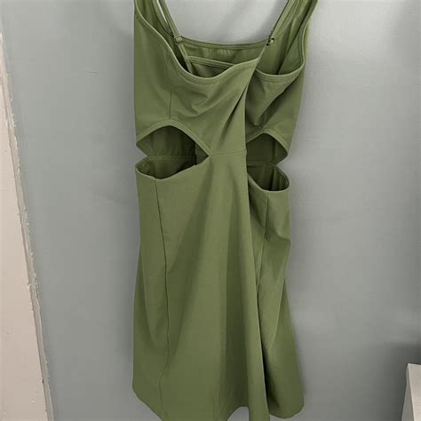 Abercrombie Fitch Women S Green Dress Depop