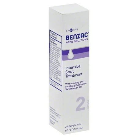 Galderma Benzac Acne Solutions Intensive Spot Treatment, 0.5 oz ...