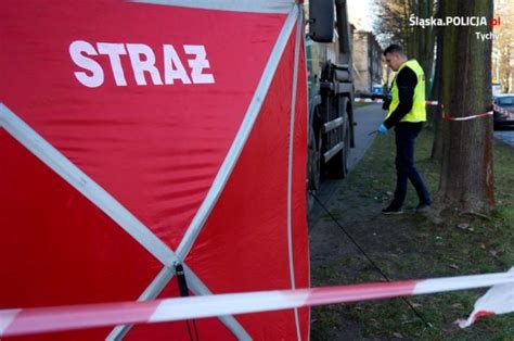 Ciężarówka potrąciła pieszego na chodniku zaskakująca tragedia w