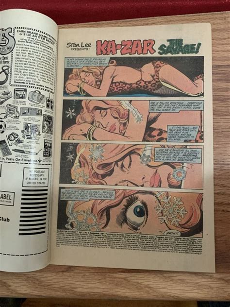 Ka Zar The Savage Sept Marvel Comic Book Shanna She Devil