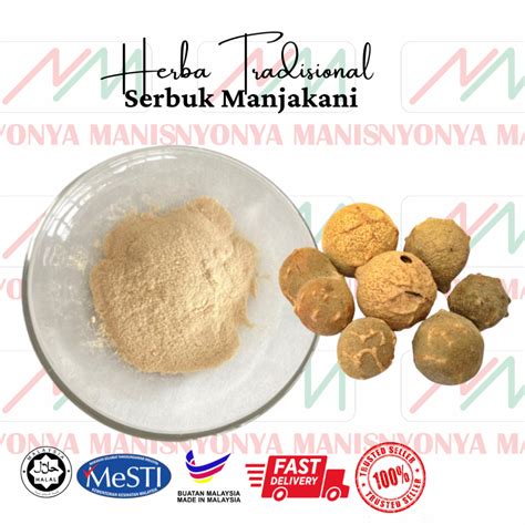 Manjakani Extract Powder 100gram Serbuk Manjakani Asli Premium Nyonya