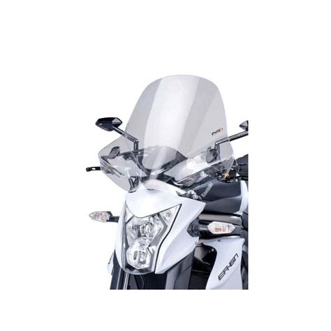 Bulle Pour Moto KAWASAKI ER6N 12 17 Puig Touring II Coloris Transparent