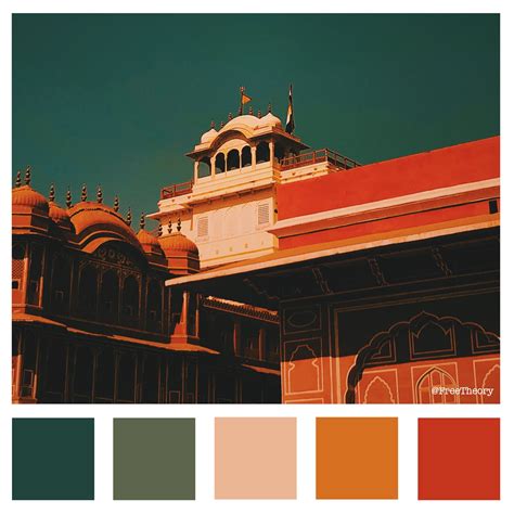 City Palace, Jaipur, India Color Palette — Free Theory