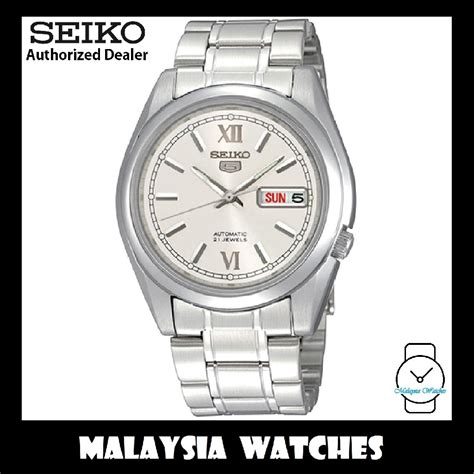 Seiko Snkl K Automatic See Thru Back Silver Dial Stainless Steel