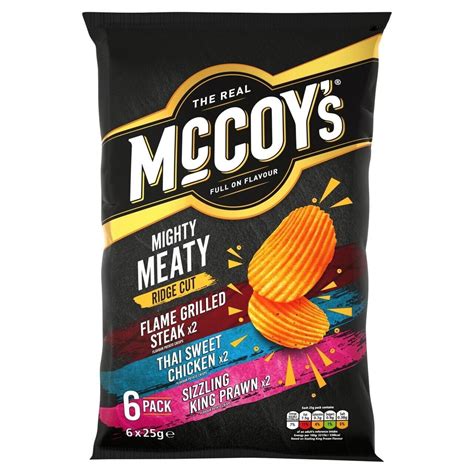 McCoy's Mighty Meaty Flavour Crisp 6 x 25g - and similar items