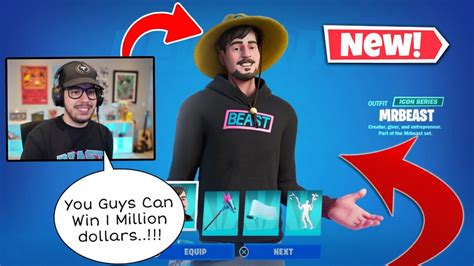 Typical Gamer Reacts To New Mrbeast Skin In Fortnite Youtube