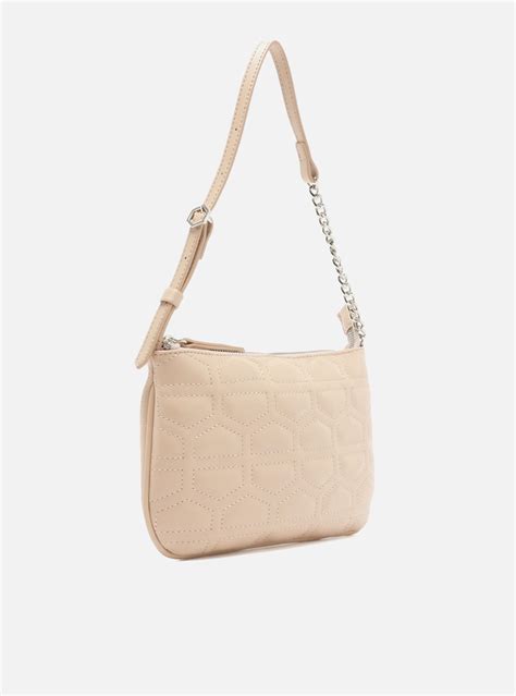 Bolsa Tiracolo Nude Arezzo Pequena ZZ MALL