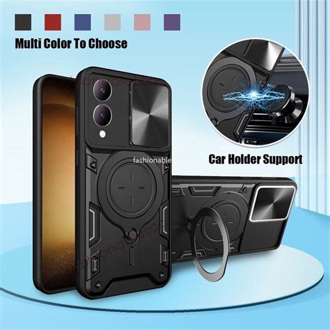 Casing For Vivo Y17s Y 17s Y17 S 2023 Shockproof Phone Case Armor Ring