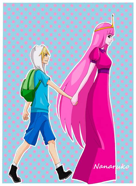 Finn and Princess Bubblegum - Adventure Time by Nanaruko on DeviantArt