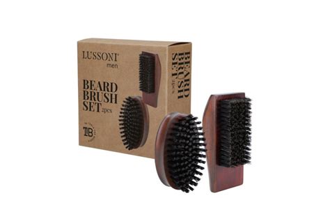 You Can Now Order Lussoni Beard Brush Set Extra Cheap At Haarspullen Nl