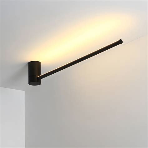 Modern Simple Style Linear Shade Wall Sconce Metal Light Sconces In