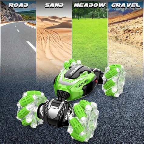 Remote Control Car Gesture Sensing RC Stunt Car 4 WD Transform Off