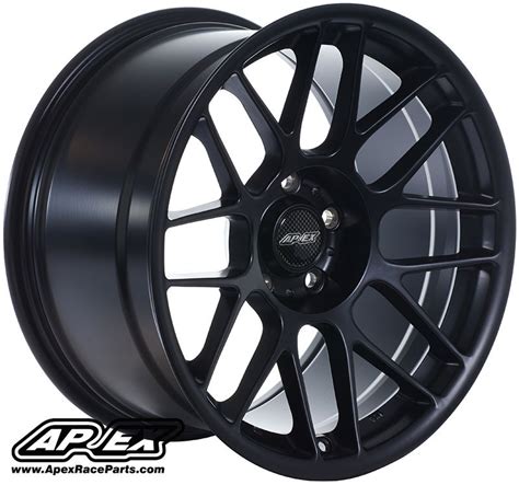 Arc8179et30smbk Apex Arc 8 17x9 Et30 Satin Black Concave Wheel 1655lbs Turner Motorsport