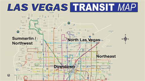 Las Vegas Transportation Map - Prudy Carlynne