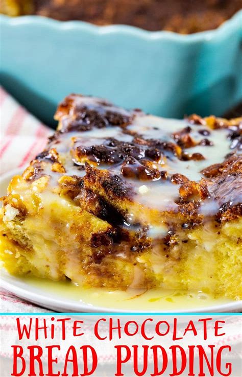 White Chocolate Bread Pudding Recipe Bread Pudding White Chocolate