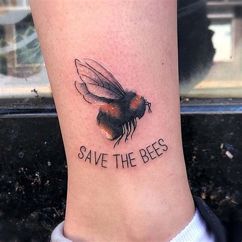 41 Cute Bumble Bee Tattoo Ideas For Girls Stayglam