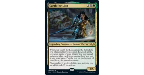 Carth The Lion 189 MTG Modern Horizons 2