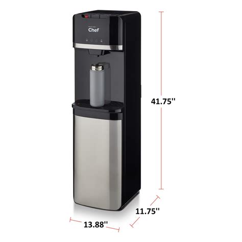 Master Chef Bottom Load Water Coolerdispenser 3 Temperatures Black