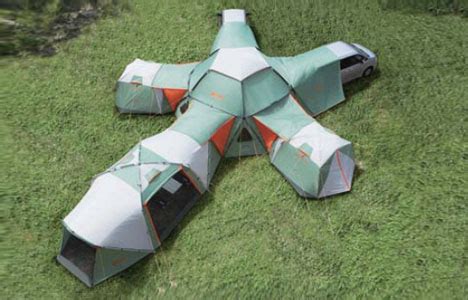 Tent Tenements: Modular System Connects Multi-Unit Tents