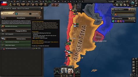 CHL - Can't join the FRA's faction due to ARG and FOP unite peacefully · Issue #11931 ...