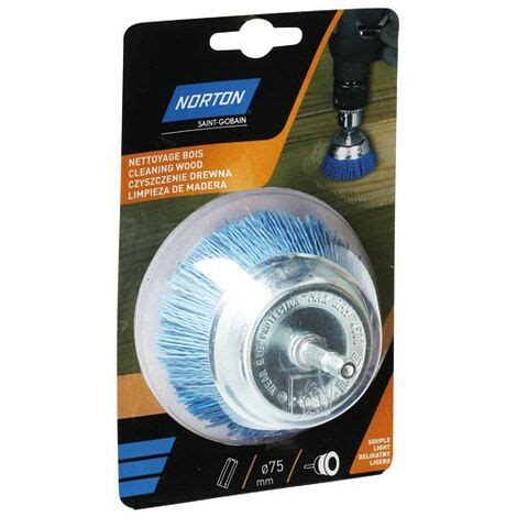 Norton Brosse Perceuse Coupe Nylon Bleu Norton