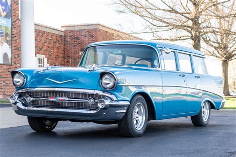 350 Powered 1957 Chevrolet 210 4 Door Wagon For Sale On BaT Auctions